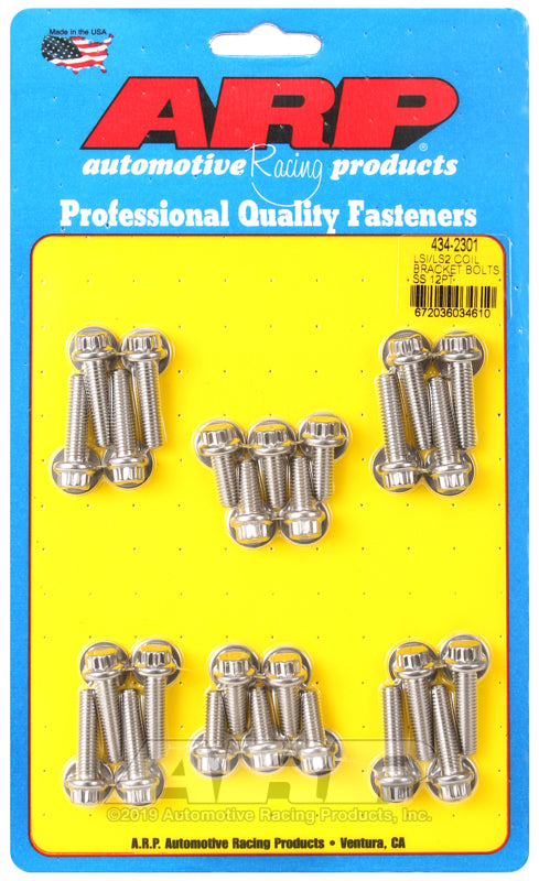 ARP LS1 LS2 SS 12pt Coil Bracket Bolt Kit for Chevrolet LS Engines