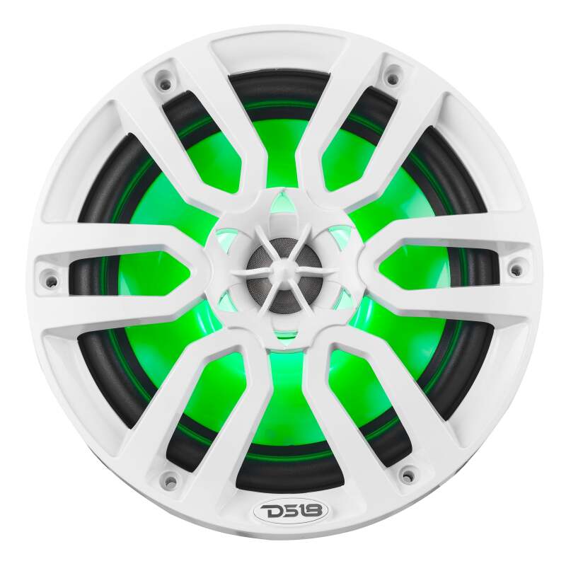DS18 NXL Series 8-Inch Coaxial Marine Speaker with RGB Lights – Powersports & Marine Vehicle Fitment