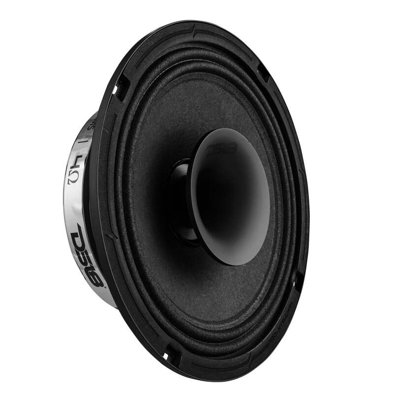 DS18 PRO-HY8.4MSL 8-inch 200W RMS 4 Ohm Mid-Range Loudspeaker for Car Audio with Shallow Grill