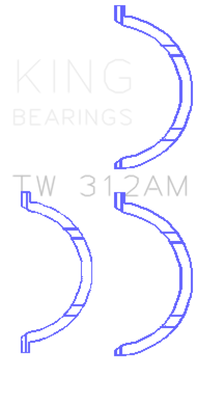 King Engine Bearings Chevrolet V8 6.6L Turbo Diesel 2001-09 Thrust Washer Set