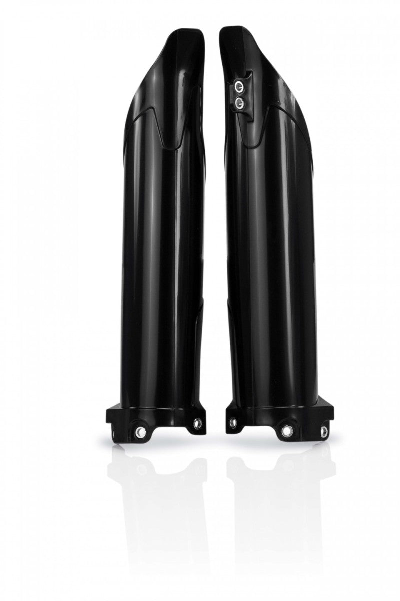 Acerbis Kawasaki KX250F/KX450F Lower Fork Cover Set - Black, Model Years 2009-2016