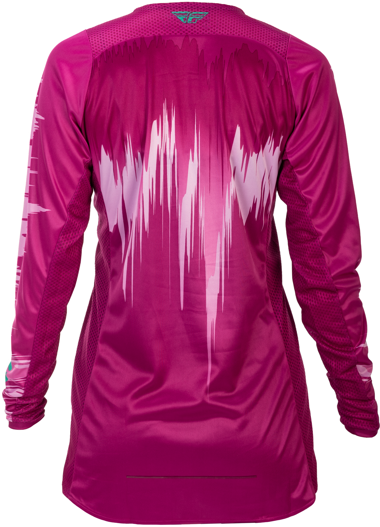 Fly Racing Women's Lite Jersey Pink/Turquoise Medium - Breathable Motorcycle Riding Jersey for ATV and Dirt Bike