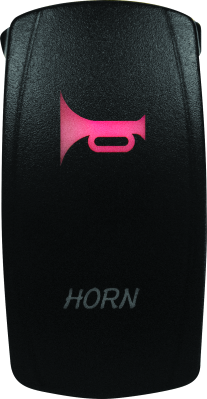 DragonFire Racing Lighted Switch Horn On/Off - Red with Built-in LED, Model 521372
