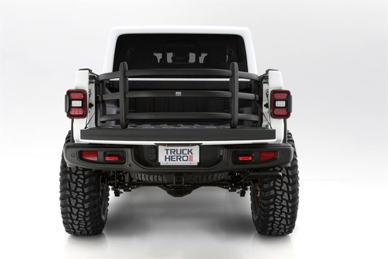 AMP Research BedXtender HD Sport V-Shape Design for Jeep Gladiator 2020-2021 – Black