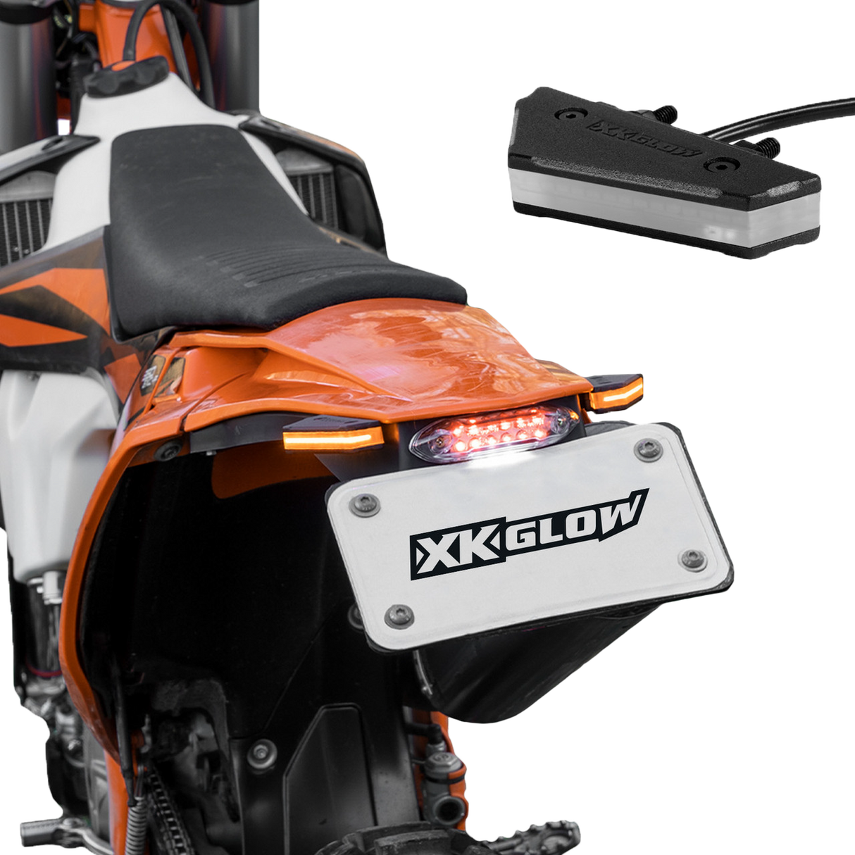 XK GLOW Blade Pro LED Turn Signals with Multiple Mounting Options for Off-Road Vehicles, Fits Motorcycle, ATV & UTV