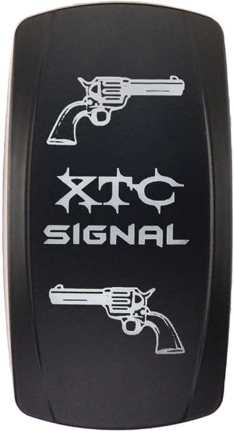 XTC Power Products Dash Switch Rocker Face Turn Signal Vertical SW00-00143023 for Jeep Wrangler and UTVs