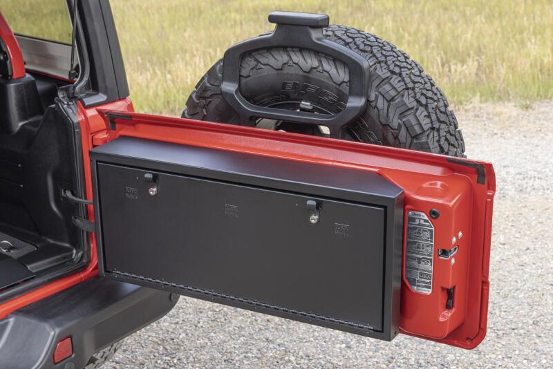 Tuffy Products Jeep Wrangler JL Tailgate Lockbox with Keyed Lock Part #349-01