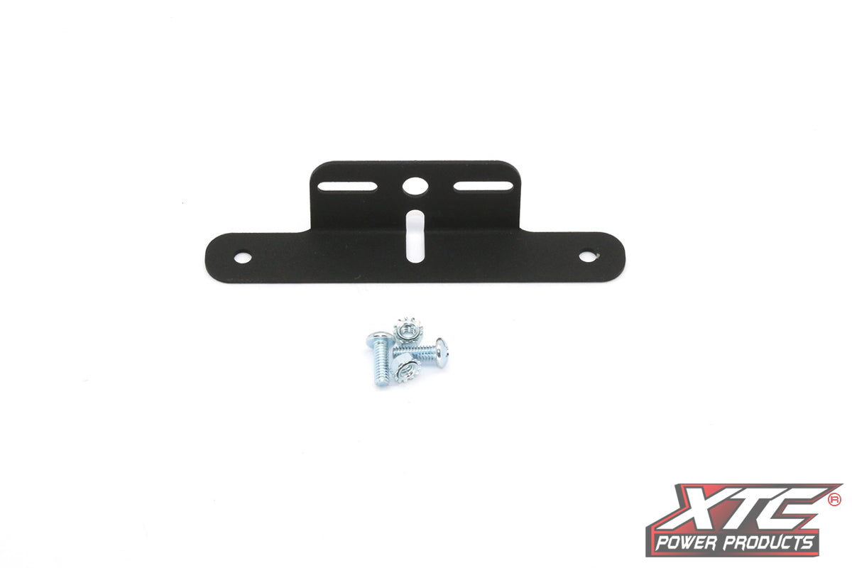 XTC Power Products LF-BRA-BK Black 6-Inch LED License Plate Frame for Car and Truck