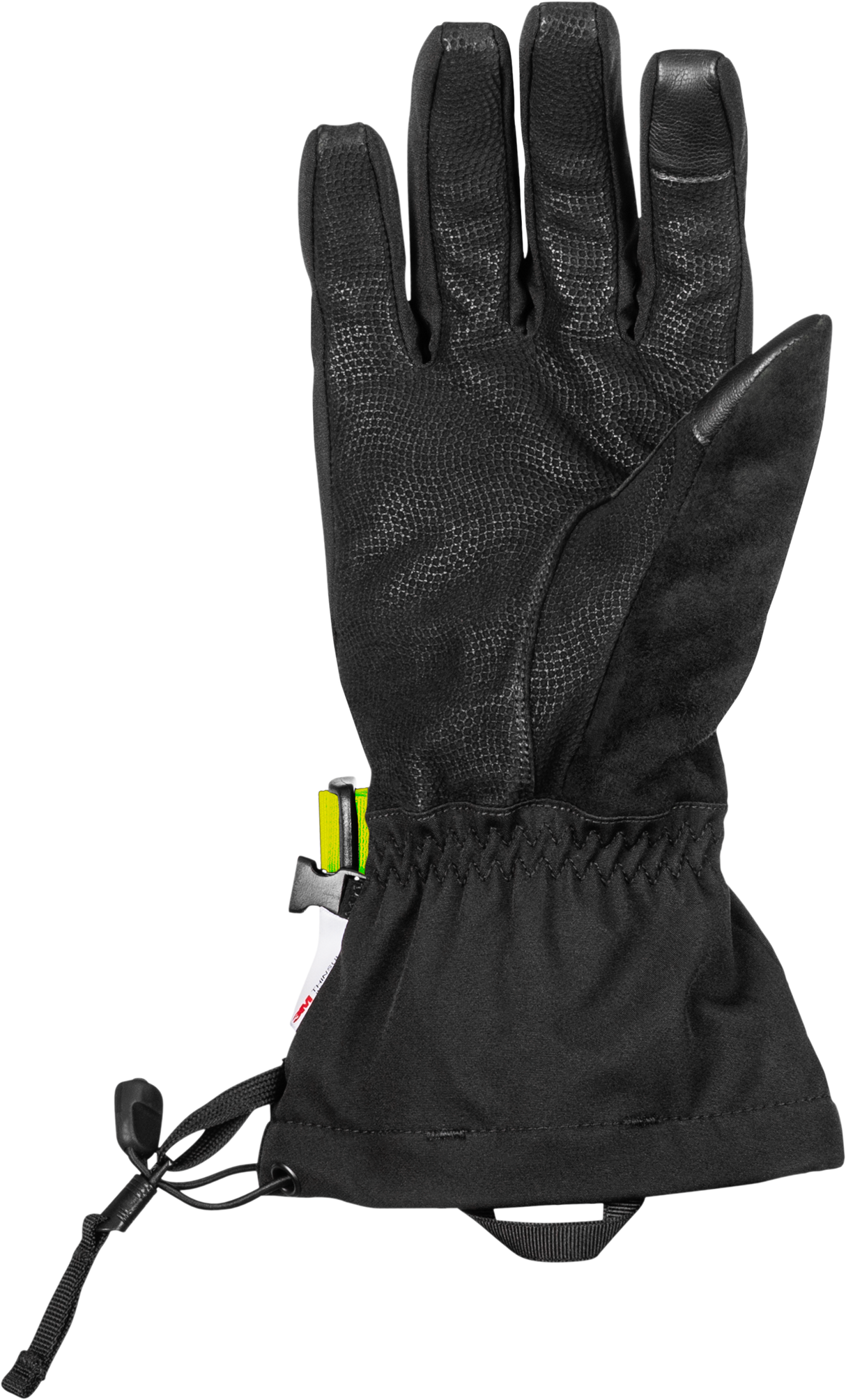 Fly Racing Title Gauntlet Gloves Black/Hi Vis XL – Cold Weather Motocross Riding Gloves with Waterproof and Breathable Technology
