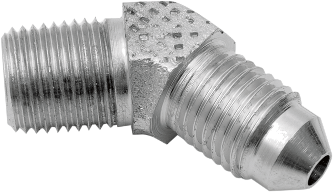 DRAG SPECIALTIES #3 Male Fitting - 1/8 inch - 45° for Harley Davidson and Cruiser Motorcycles