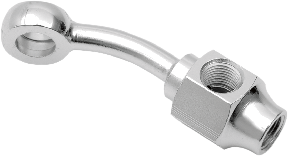 Drag Specialties Banjo Fitting 3/8" x 1/8" NPT 35° for Harley-Davidson and Cruiser Motorcycles - Part Number 300