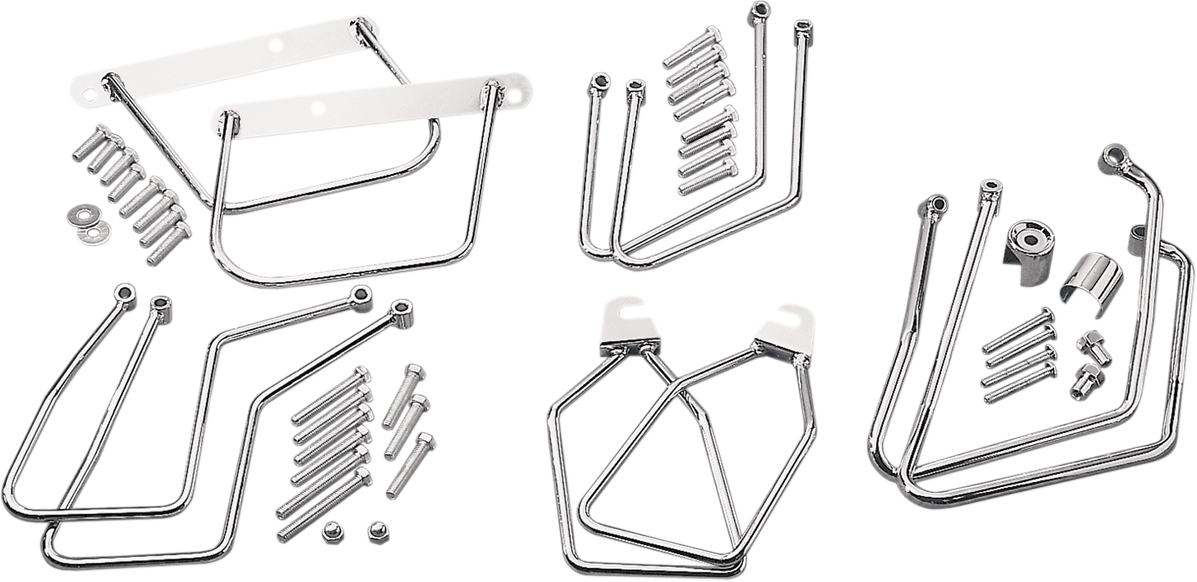 Drag Specialties Saddlebag Support for Harley FX Models 1971-1986, Part No. 77-0030