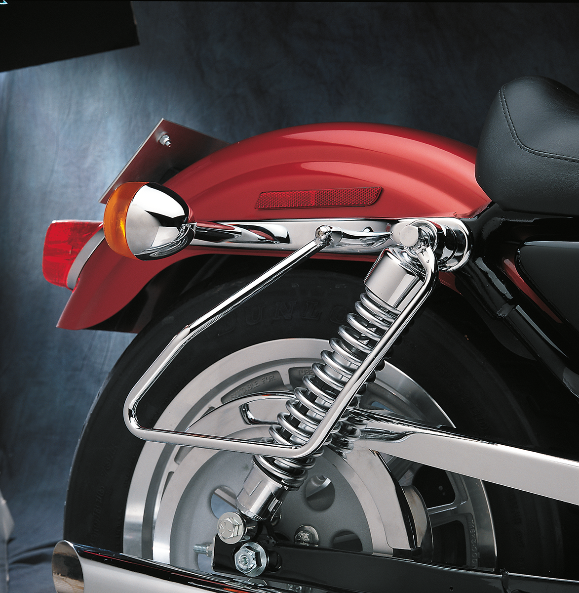 Drag Specialties Saddlebag Support for Harley-Davidson XL Model Years 1994-2003 - Part No. 77-0045NU