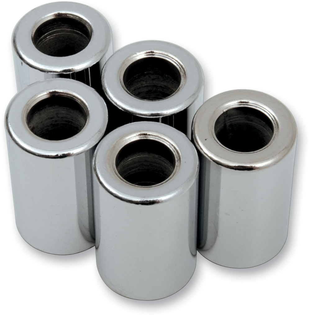 Drag Specialties Spacer Kit with Chrome Finish - Part Number MPB518 - Fits Harley-Davidson Motorcycles
