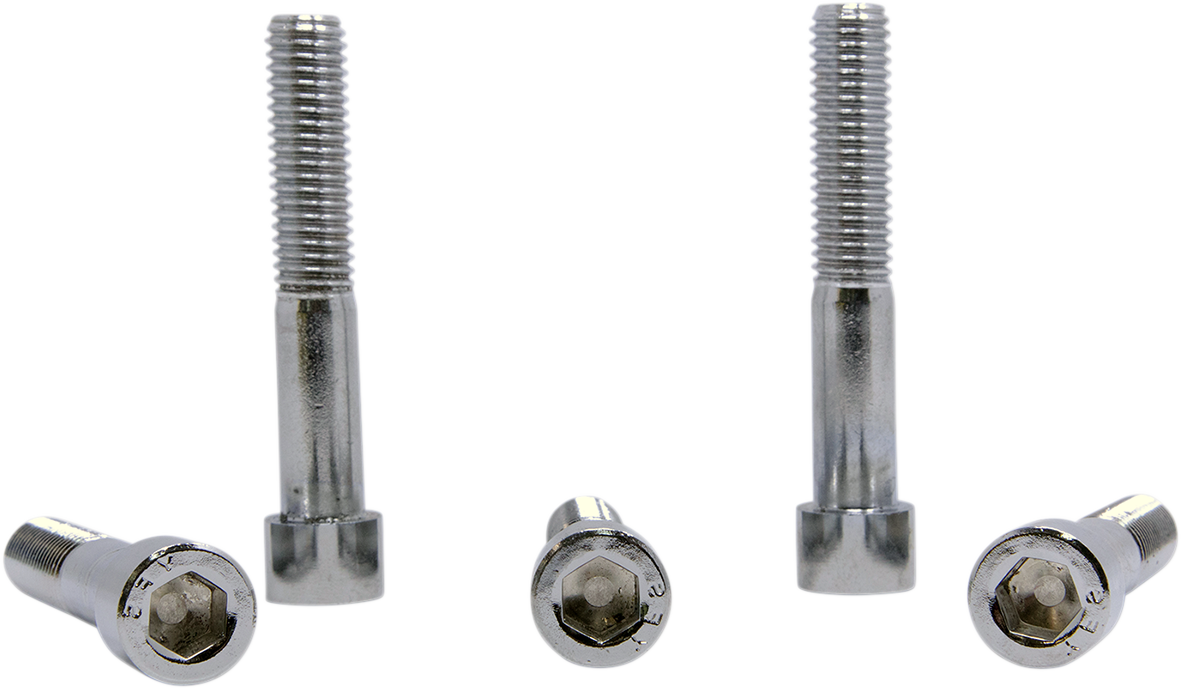 Drag Specialties MPB700S Replacement Socket-Head Bolts for Harley-Davidson Motorcycles, 1/2-inch-13 x 3-inch, Pack of 5