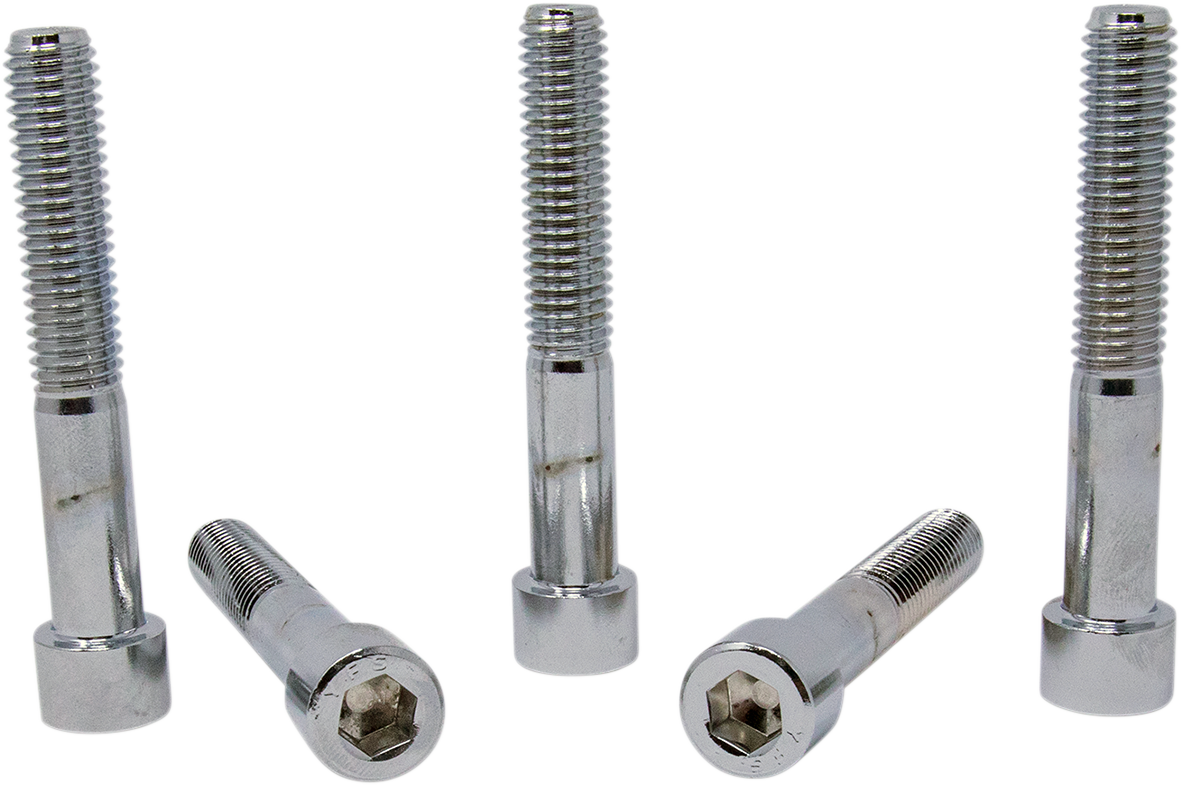 Drag Specialties MPB701S Replacement Socket-Head Bolts for Harley-Davidson Motorcycles (1/2"-13 x 3-1/4") - 5 Pack