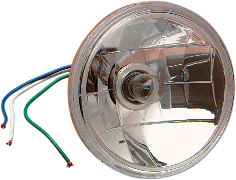 DRAG SPECIALTIES Diamond Light - 4-1/2" 20-6001-BXLB1, 12V Dual-Element Spotlight Bulb for Most Motorcycle Spotlights