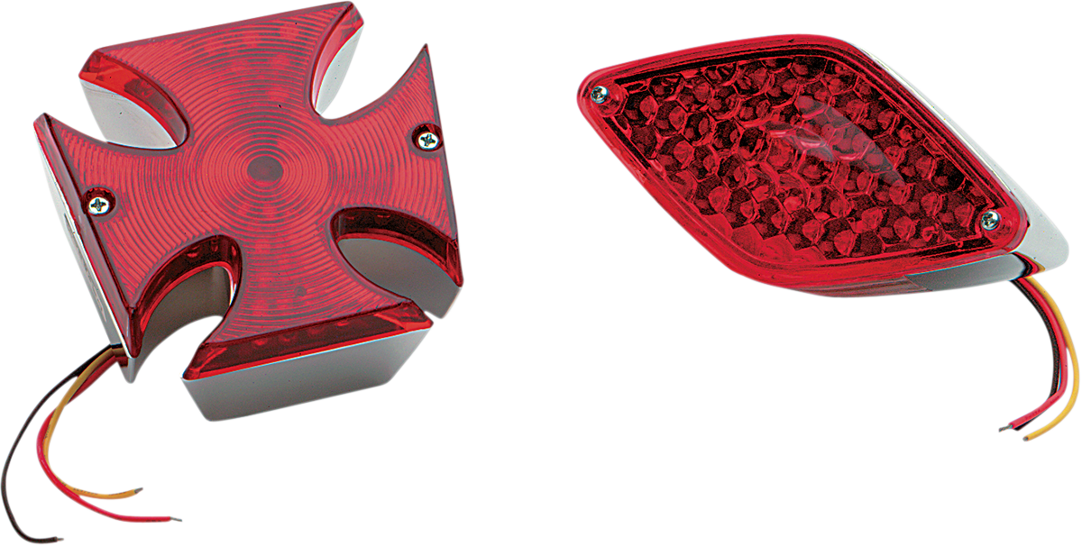 DRAG SPECIALTIES Maltese LED Taillight - Part #20-6503LEDBXLB1 for Harley-Davidson Touring Models