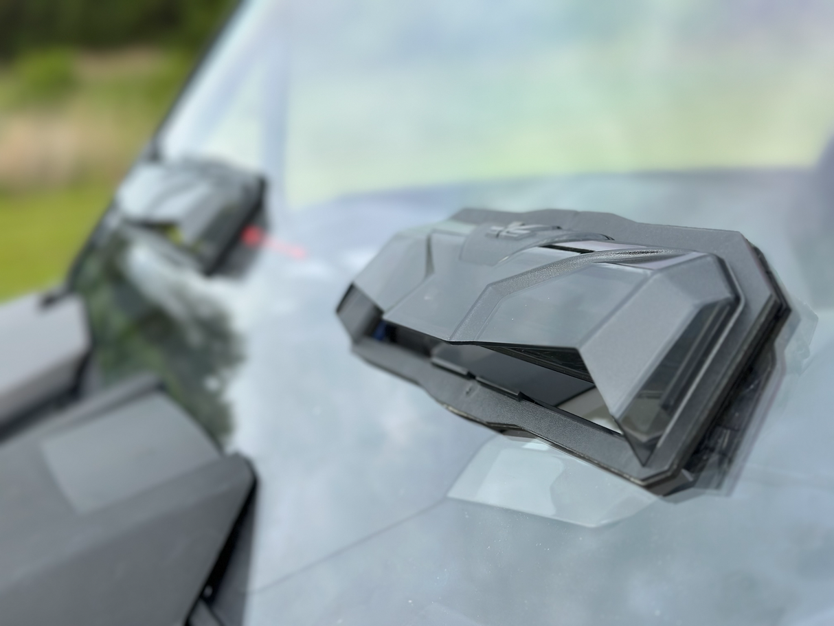 Seizmik Versa Vent Windshield for Polaris RZR XP 1000 2024 - Clear or Coated Polycarbonate, Weatherproof and Adjustable Ventilation
