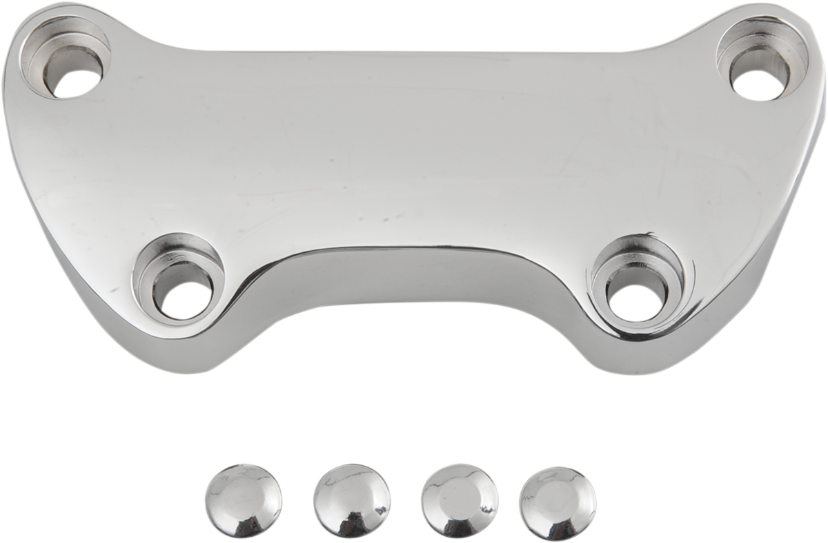 DRAG SPECIALTIES Handlebar Clamp 03-0107NU-BC213 for Harley-Davidson 1974-2017 with 1-Inch Diameter Bars