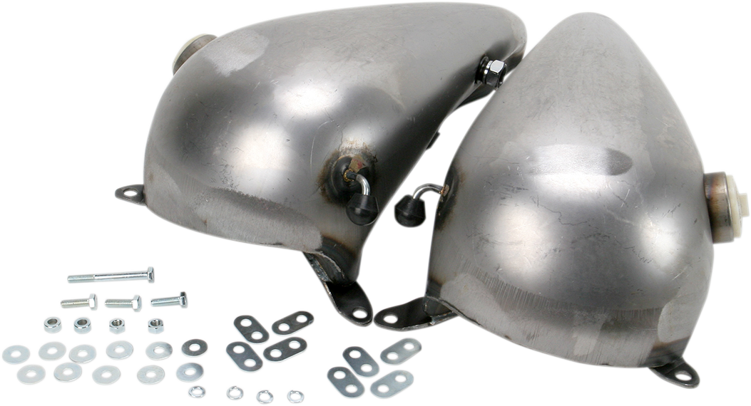 DRAG SPECIALTIES Fat Bob-Style 3.5-Gallon Gas Tank for Harley-Davidson Motorcycles (Part No. 011275-BX36)