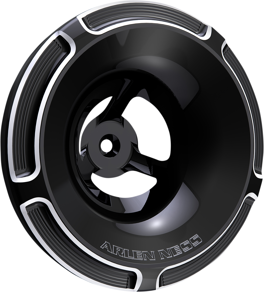 ARLEN NESS Velocity Air Cleaner Cover - Beveled - Chrome 601-003