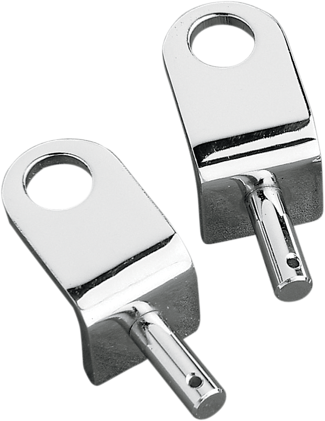 DRAG SPECIALTIES Chrome Mounting Bracket for Solo Seats - Universal Fit for Motorcycles, Part 902004-BULK
