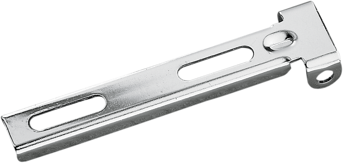 Drag Specialties Universal Square End Chrome Seat Bracket (Part No. 902013-BULK) for Harley-Davidson Rigid and FXST/FLST Models