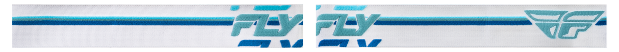 Fly Racing Focus Snow Goggle White/Blue with Blue Mirror Lens for Ski and Snowboard Helmets