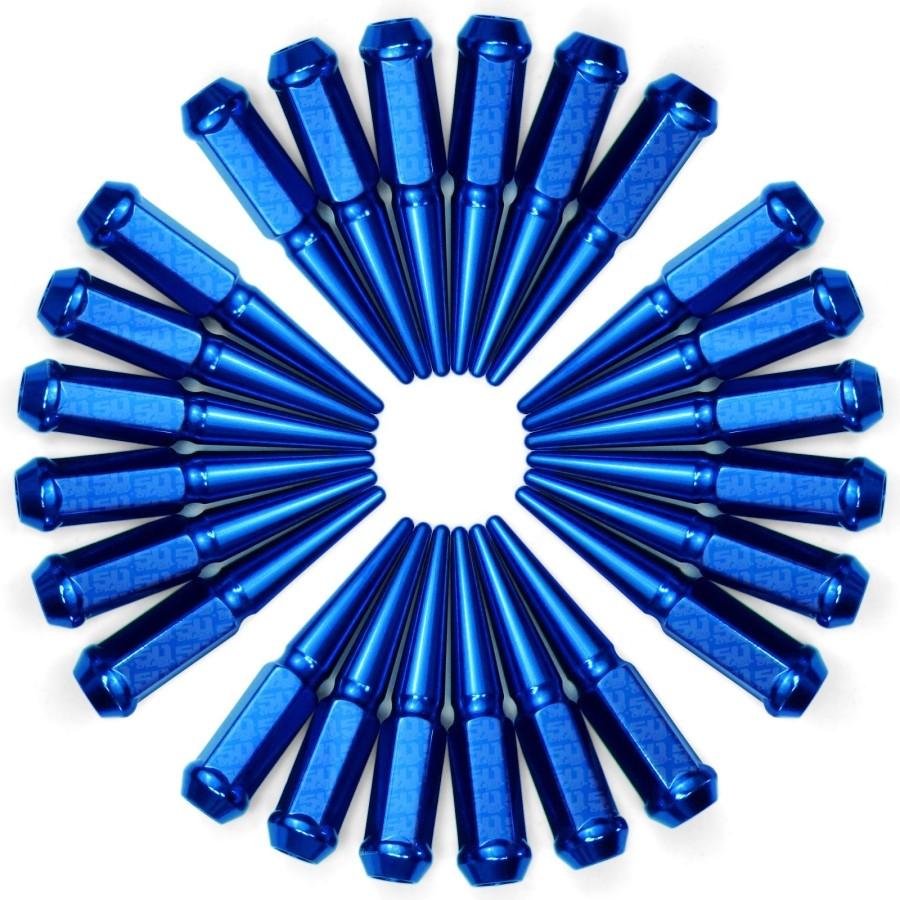 12 x 1.25mm Extended Spike Lug Nuts (60 Degree Taper Seat) | 50 Caliber Racing