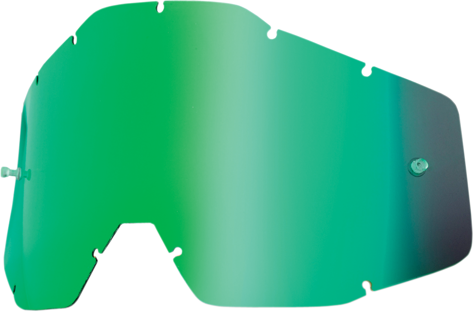 100% Accuri/Strata Junior Lens - Green Smoke Mirror for Motocross Goggles