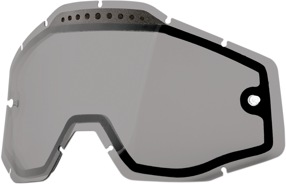 100% Accuri, Racecraft, and Strata Vented Dual Pane Smoke Lens - Part Number 59009-00002