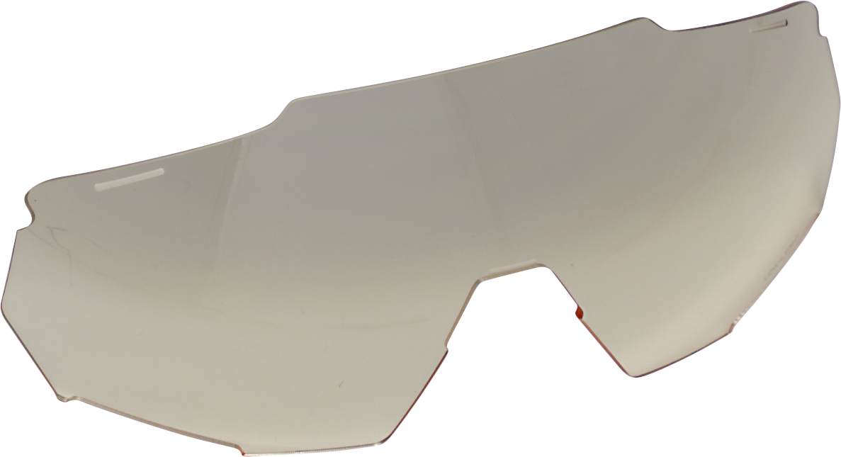 100% Racetrap Yellow Silver Mirror Lens - Part 62037-144-01 for Cycling and Sports Sunglasses