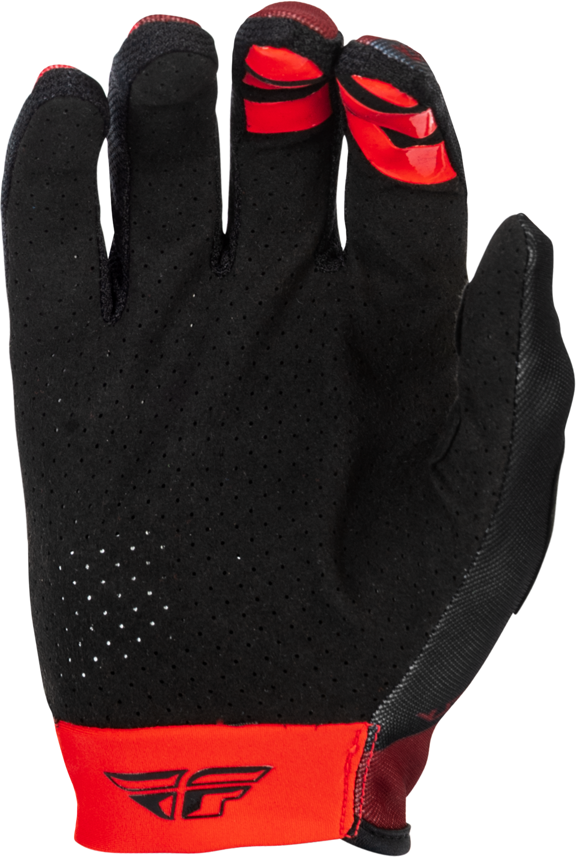 Fly Racing Youth Lite Gloves Black/Red YM – Lightweight Race Gloves with Touch Screen Compatibility for Youth Motorcycles