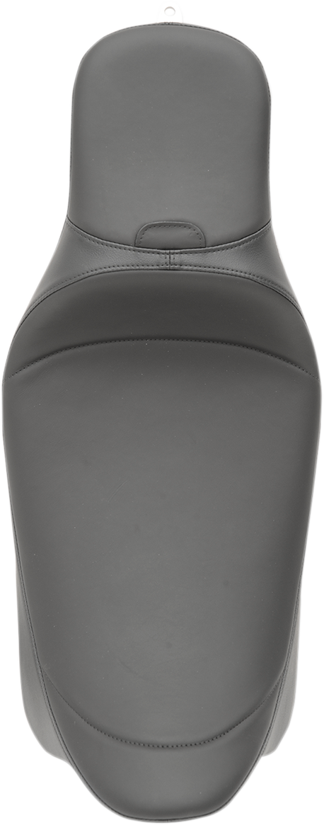DRAG SPECIALTIES SEATS Extended Reach Predator Seat for Harley FL '08-'24 with Mild Stitched Finish and Backrest Receptacle - Part Number 0801-1005