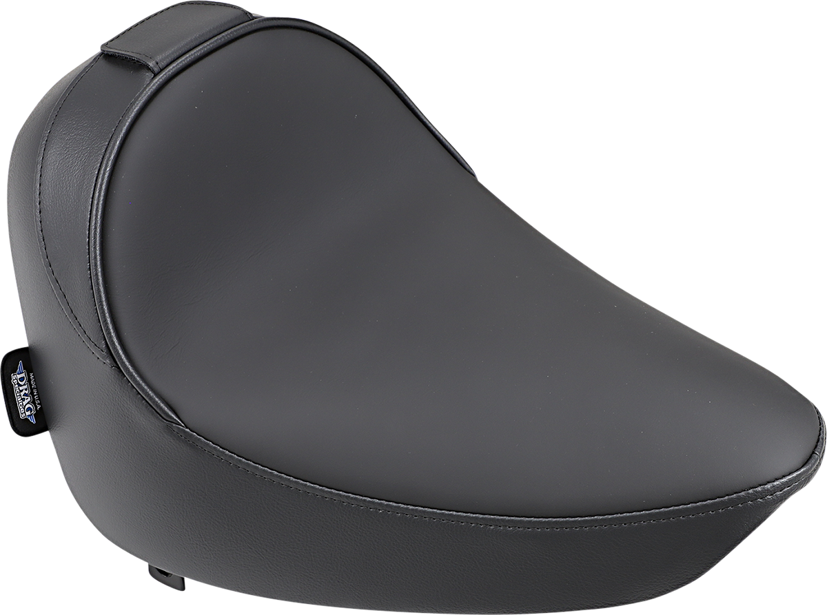 DRAG SPECIALTIES SEATS Solo Seat with Driver Backrest for Harley FXST/FLST 1984-1999 - Smooth Finish