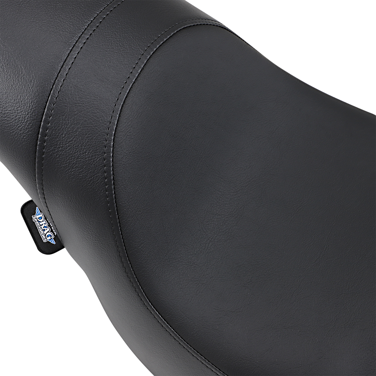 Drag Specialties Seats Predator Seat for Harley FXST '06-'17 - Black Smooth with Custom Foam and ABS Base