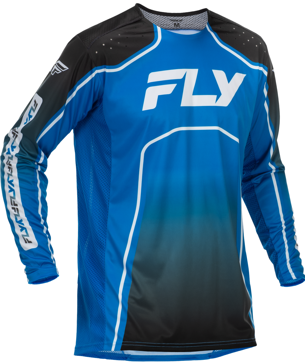 Fly Racing Rayce Bicycle Jersey Blue/Black/White 2X for Mountain Bikes and Road Bikes