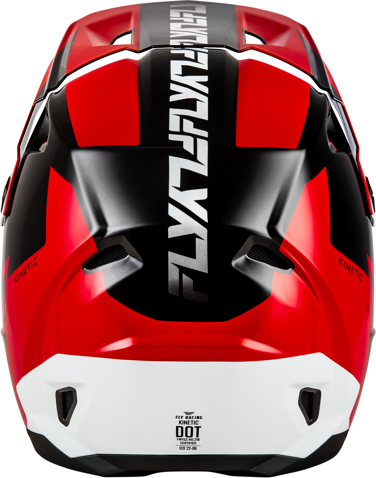 FLY Racing Kinetic Crest Helmet for Off-Road Motorcycles - Red/Black/White, Medium Fit