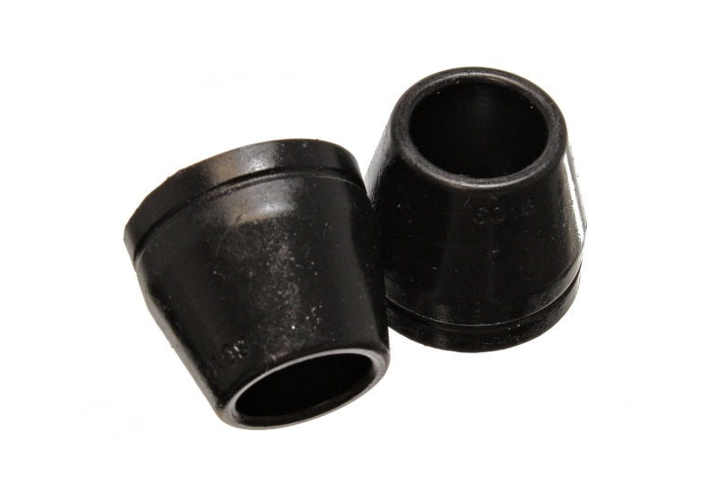 Energy Suspension 70-78 Nissan 240Z/260Z/280Z Black Front and Rear McPherson Strut Bump Stop Set - Part #7.6104G