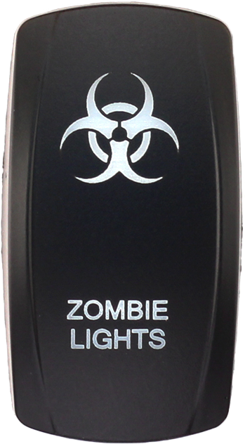 XTC Power Products SW00-00123041 Dash Switch Rocker Face Zombie Lights for Jeep Wrangler and Off-Road Vehicles