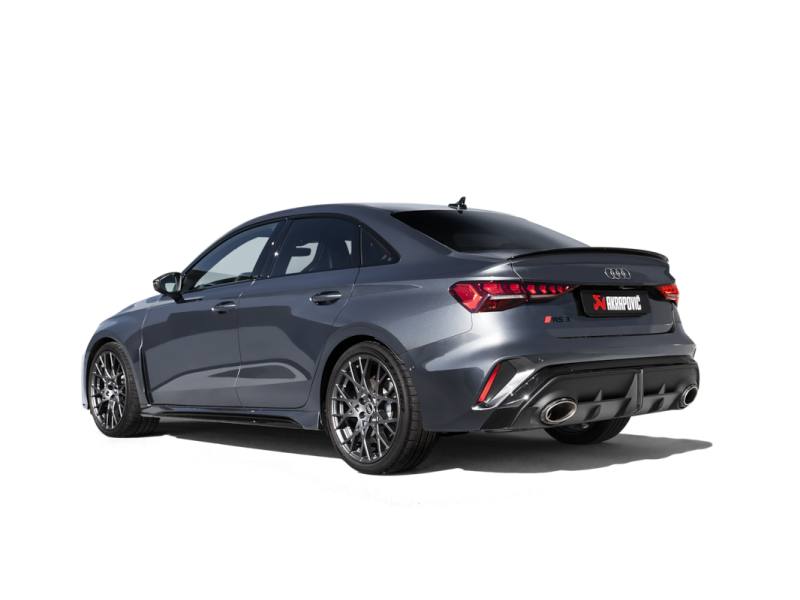 Akrapovic Evolution Line Titanium Catback Exhaust for 2025+ Audi RS3 Sedan (8Y FL) – Part S-AU/TI/28H