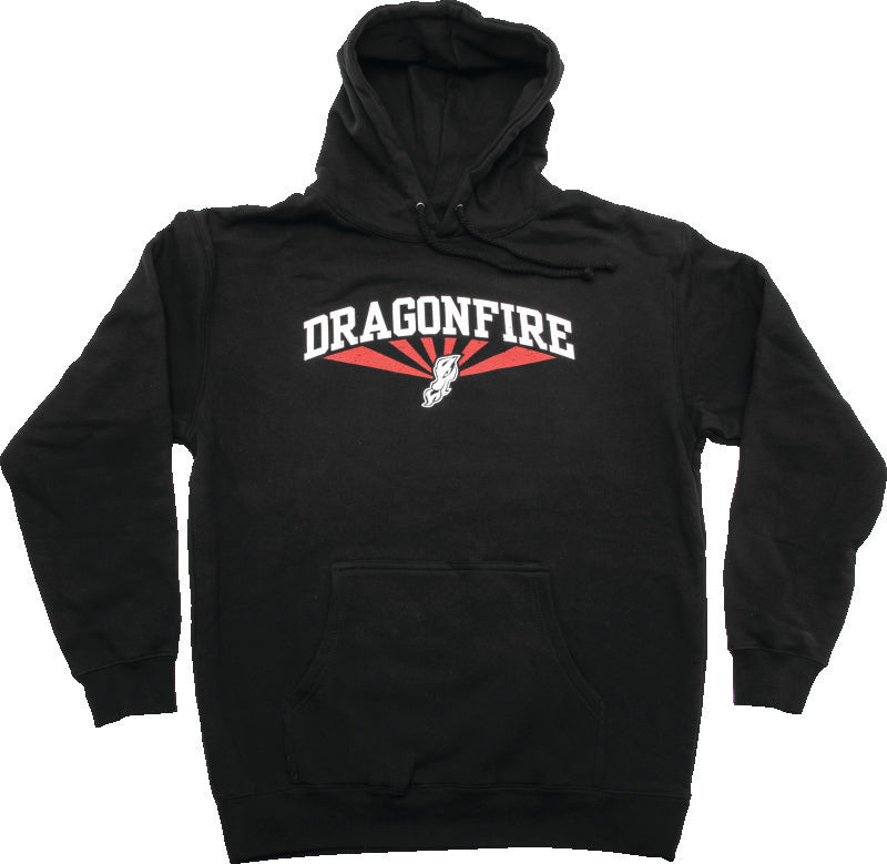 DragonFire Racing DFR AZ Hoodie Black and Red, 3XL - Comfortable Powersports Apparel