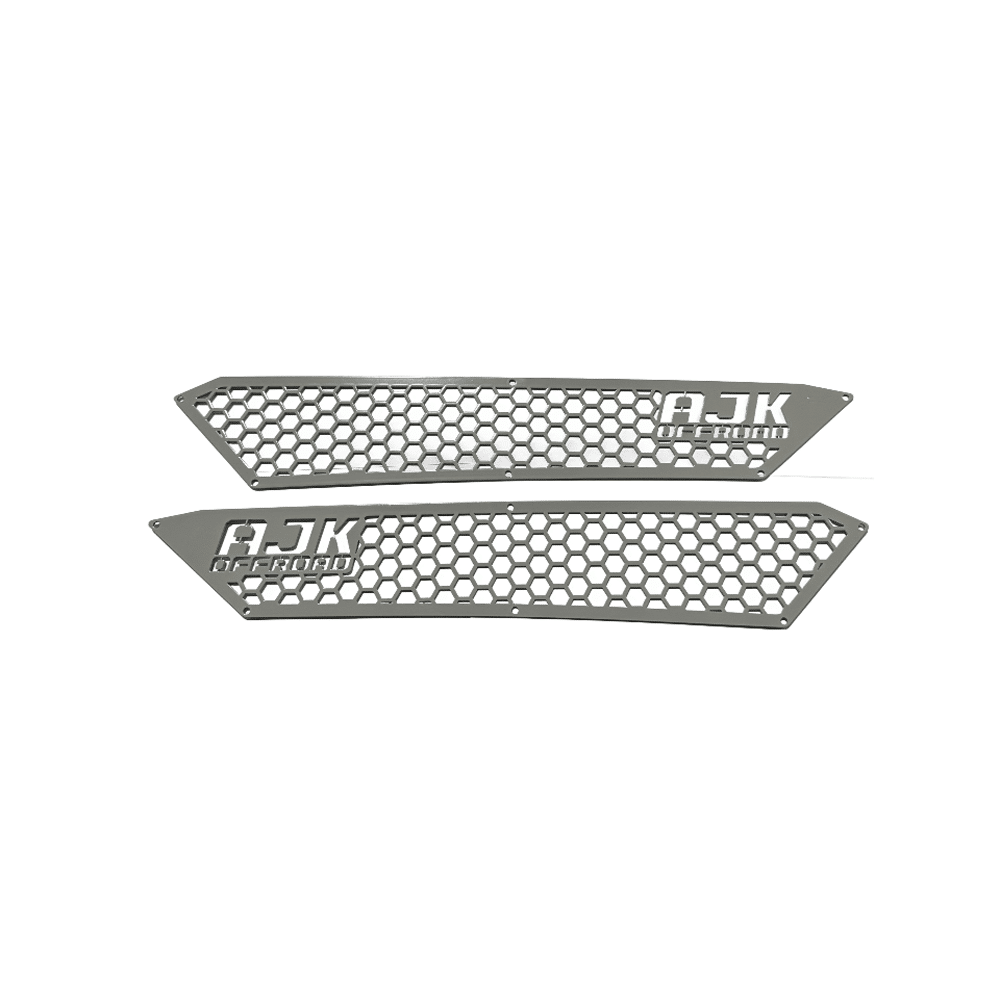 Polaris RZR XP Vent Cover 2024 model year AJK Offroad Ghost Gray