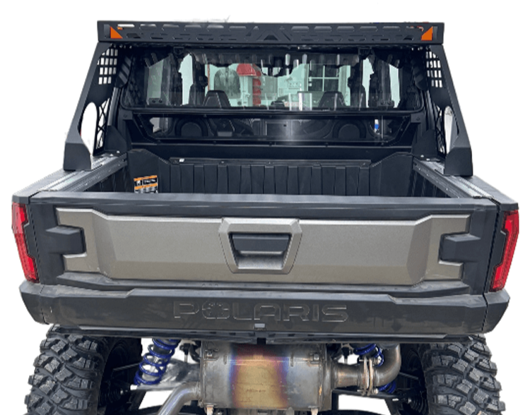 Polaris Xpedition Headache Rack 1/2 Rack by AJK Offroad Back View of Rack