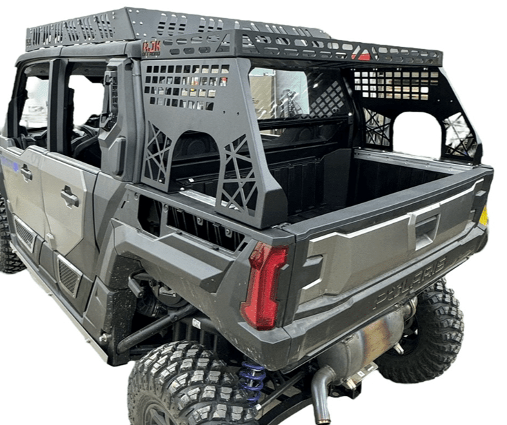 Polaris Xpedition Headache Rack 3/4 Rack by AJK Offroad Left Side View