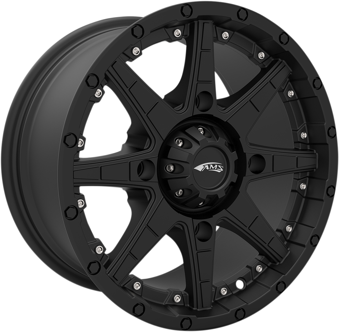AMS Roll'n 105 Black 15x7 Wheel for 4x110 Vehicles - Part 5706-046AS