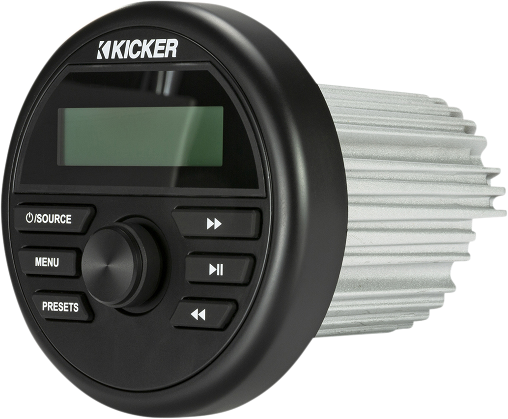 KICKER Bluetooth Media Center 46KMC2 - Universal Marine Audio System with IP67 Weatherproofing