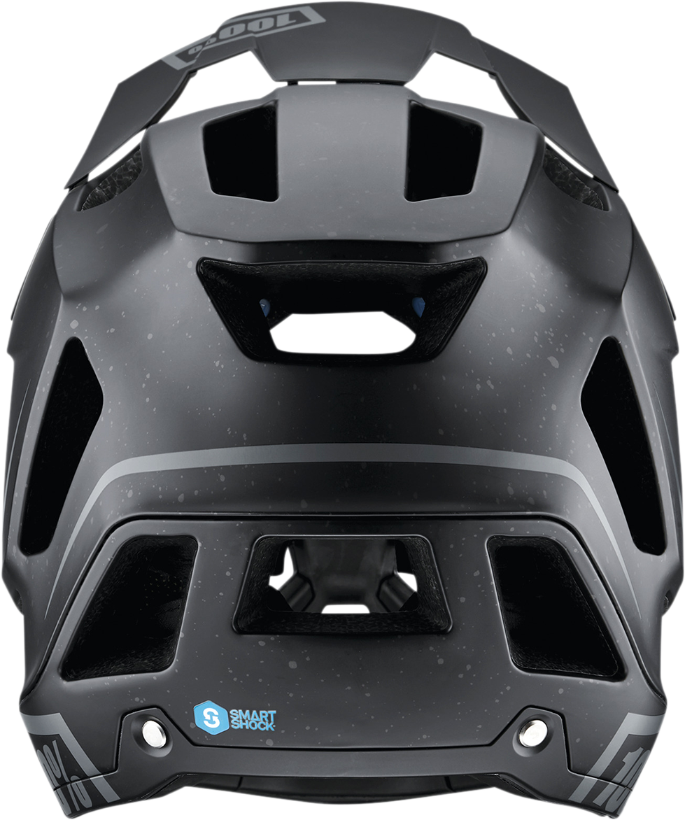 100% Trajecta Helmet with Fidlock - Black, XL - Full Face Enduro and All Mountain Motorcycle Helmet