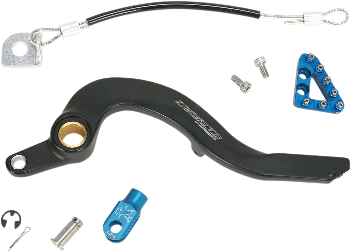 Moose Offroad Yamaha Brake Pedal - Blue - Part 82-0222-21-22 | Fits Yamaha Offroad Vehicles